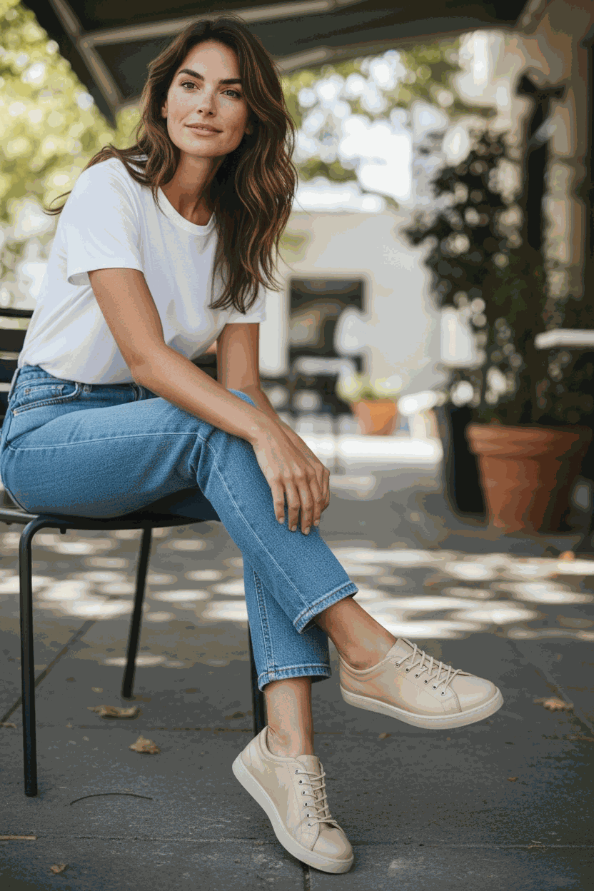 Caryl Women's Leather Sneakers – Elevate Your Everyday Style