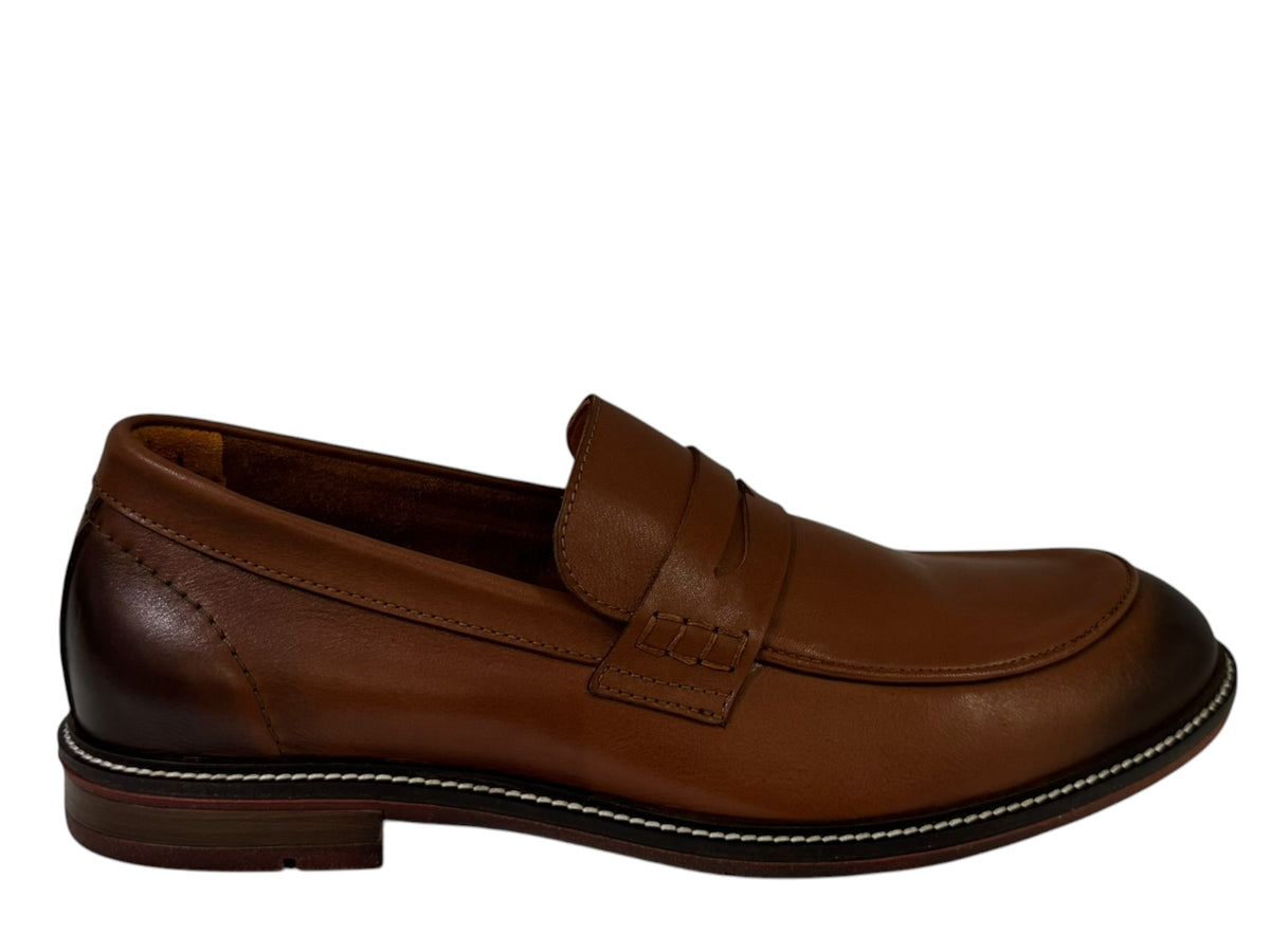 Men’s leather dress loafer-slip-on dress shoes MC-202001 - J-bloomshoes