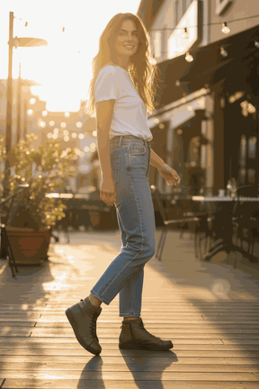 Elevate Your Style with Keila Women's Leather High-Top Sneakers