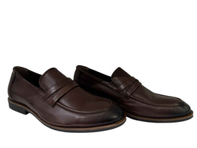 MC-181013 Men's Leather Dress Loafers – Slip-On Dress Shoes | j-bloom