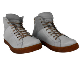 Step Up Your Style with Keila Leather High-Top Sneakers - J-bloomshoes