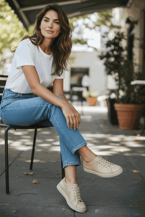 Caryl Women's Leather Sneakers – Elevate Your Everyday Style
