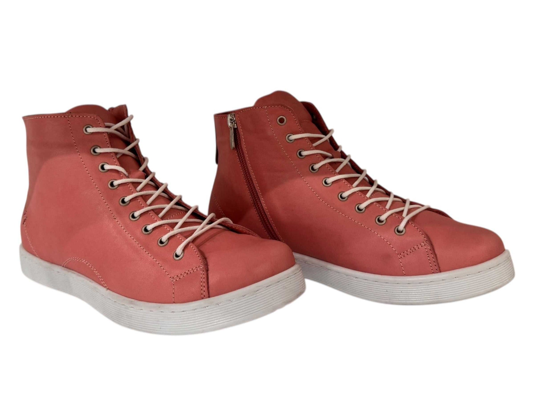 Step Up Your Style with Keila Leather High-Top Sneakers - J-bloomshoes