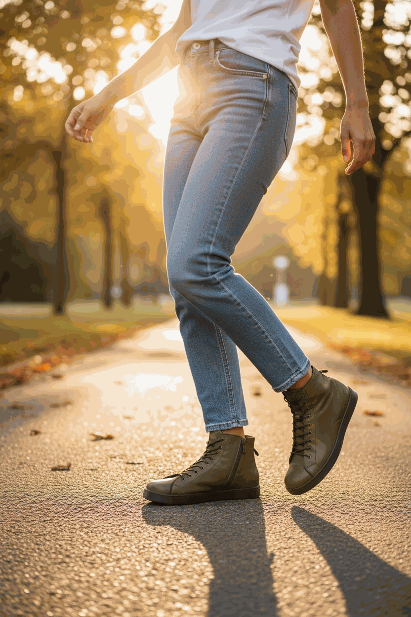 Elevate Your Style with Keila Women's Leather High-Top Sneakers