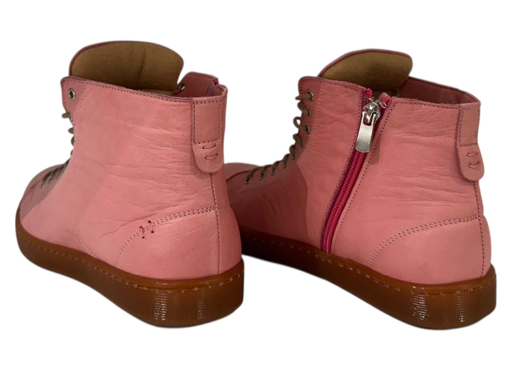 Step Up Your Style with Keila Leather High-Top Sneakers - J-bloomshoes