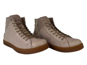 Step Up Your Style with Keila Leather High-Top Sneakers - J-bloomshoes