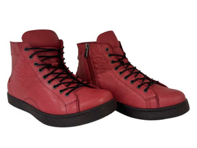 Elevate Your Style with Keila Women's Leather High-Top Sneakers - J-bloomshoes