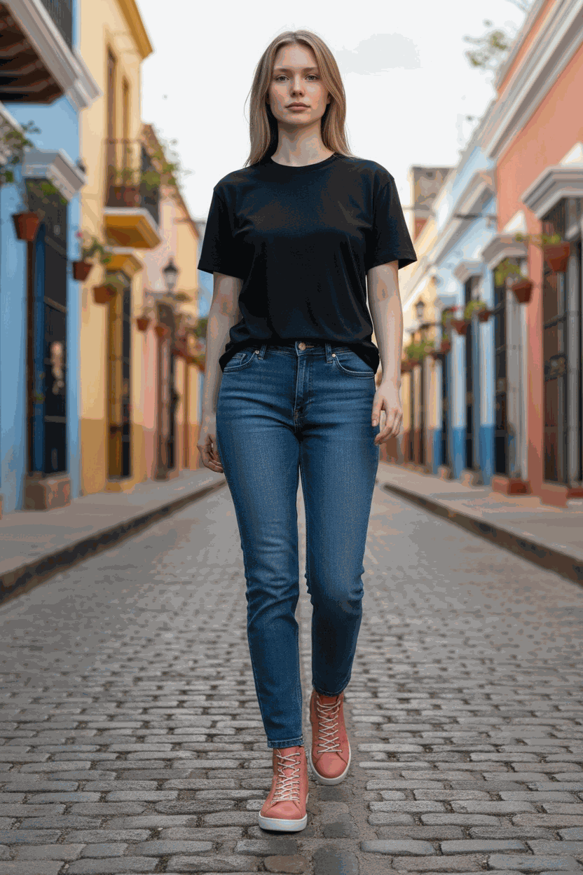 Step Up Your Style with Keila Leather High-Top Sneakers