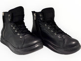 Carine– Women’s Leather High-Top Sneakers - J-bloomshoes