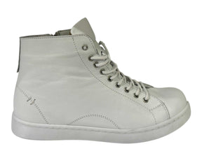 Step Up Your Style with Keila Leather High-Top Sneakers - J-bloomshoes