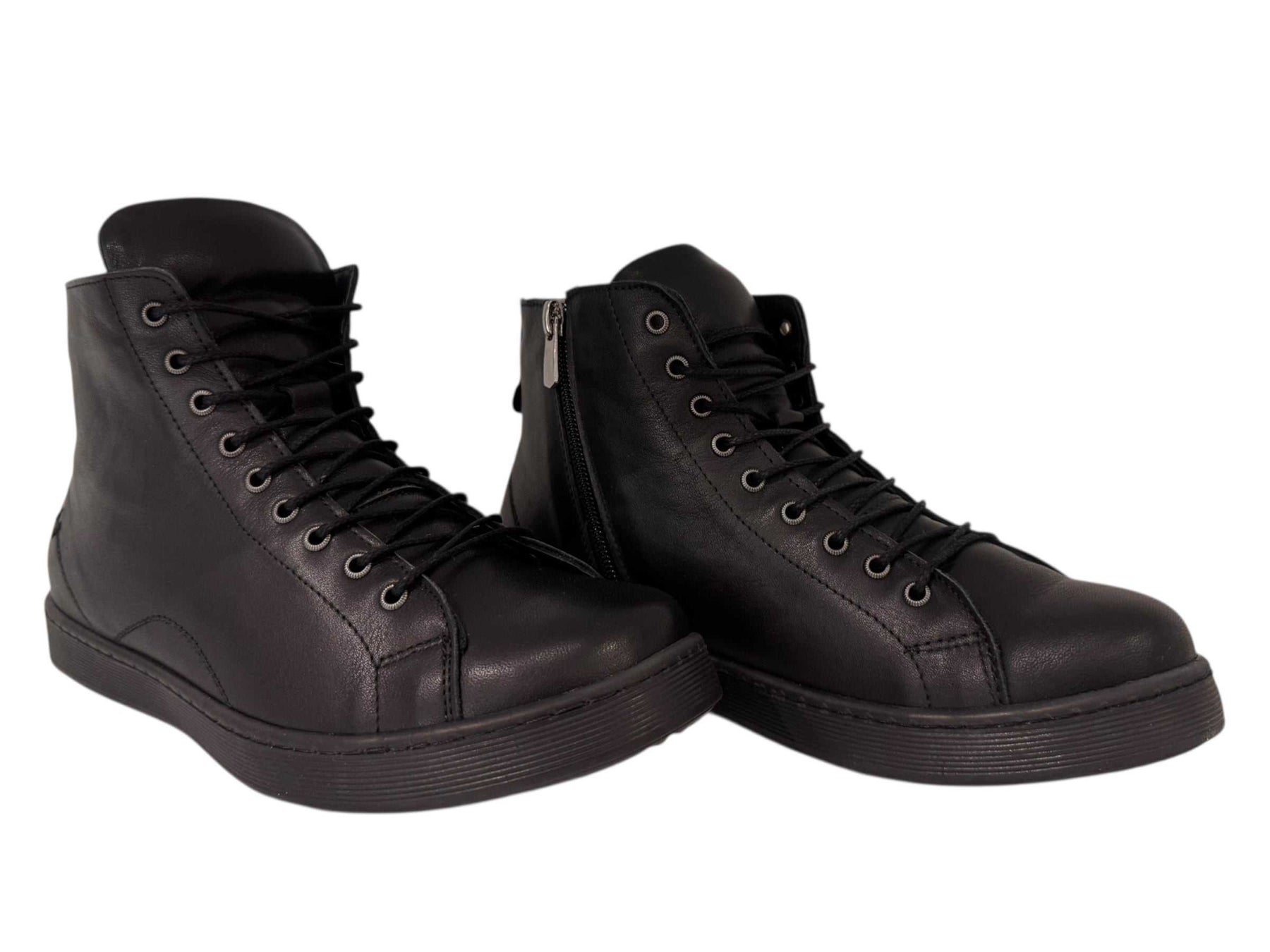 Elevate Your Style with Keila Women's Leather High-Top Sneakers - J-bloomshoes
