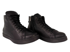 Elevate Your Style with Keila Women's Leather High-Top Sneakers - J-bloomshoes