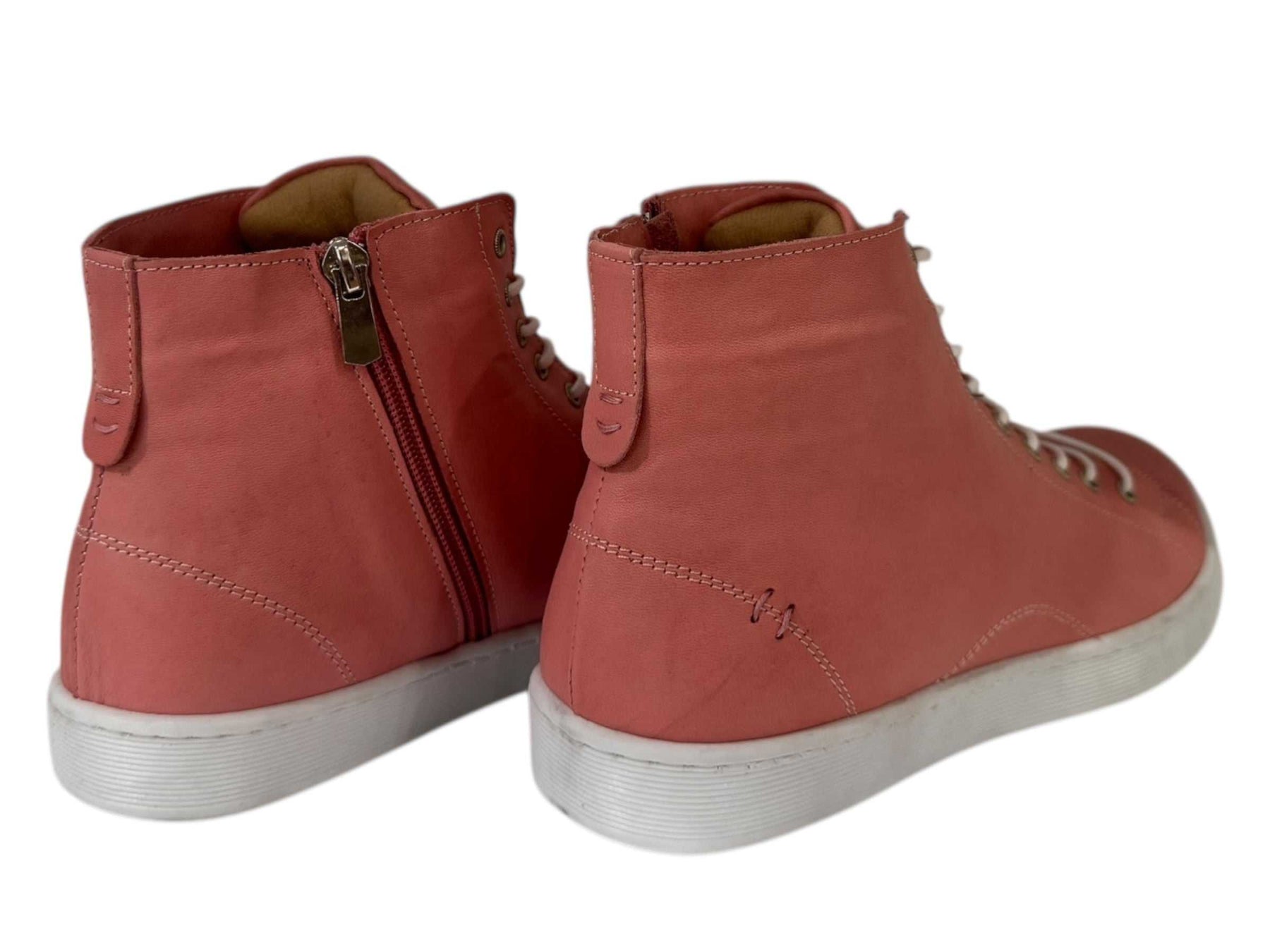 Step Up Your Style with Keila Leather High-Top Sneakers - J-bloomshoes
