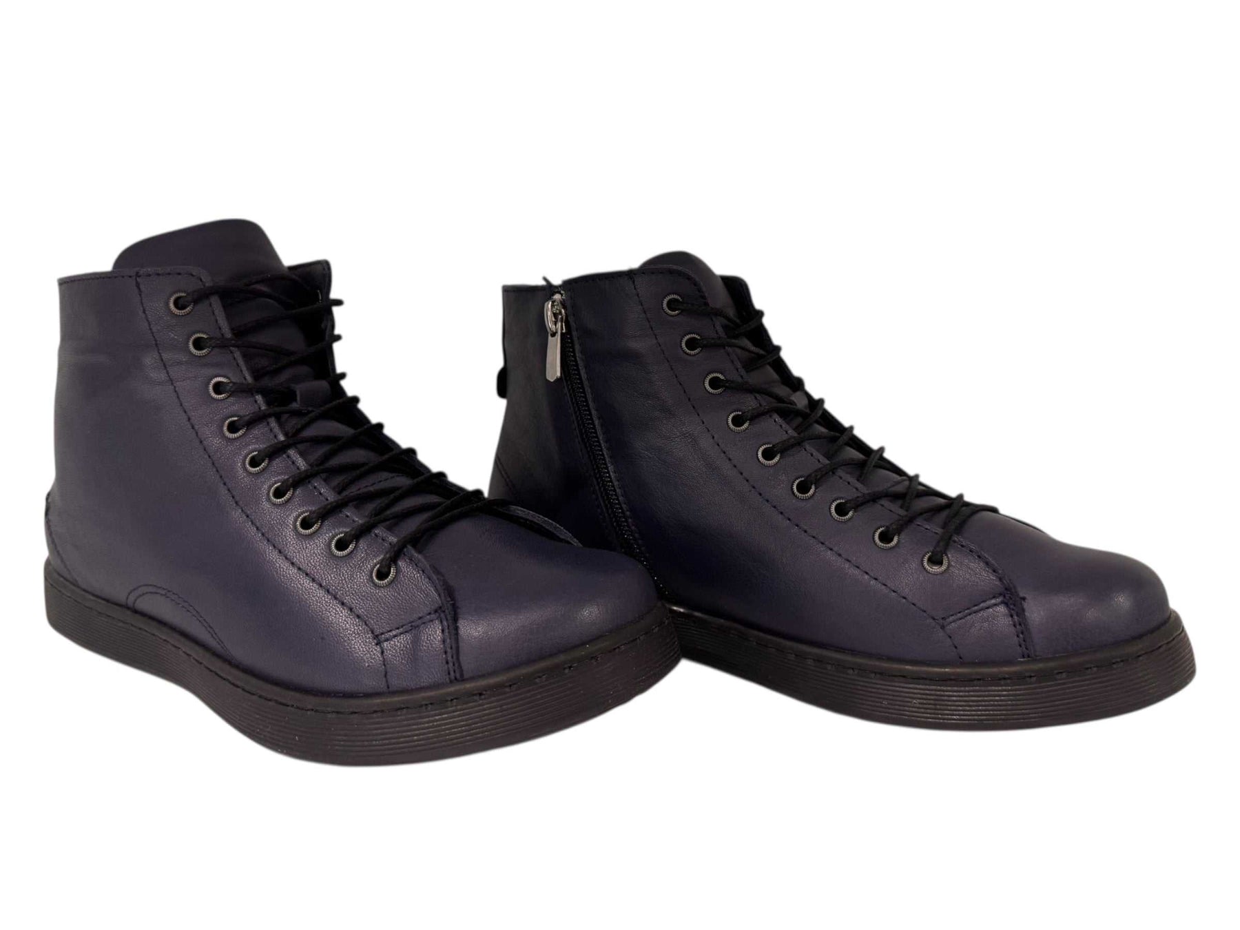Elevate Your Style with Keila Women's Leather High-Top Sneakers - J-bloomshoes