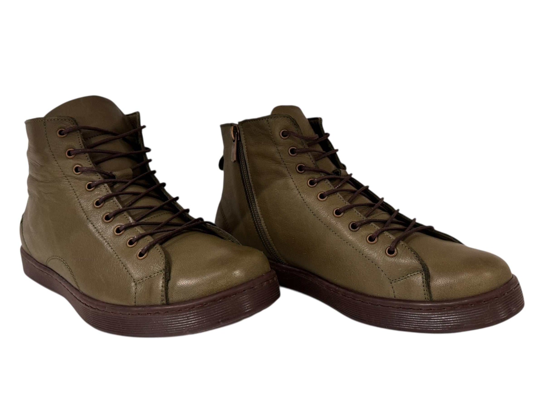 Elevate Your Style with Keila Women's Leather High-Top Sneakers - J-bloomshoes