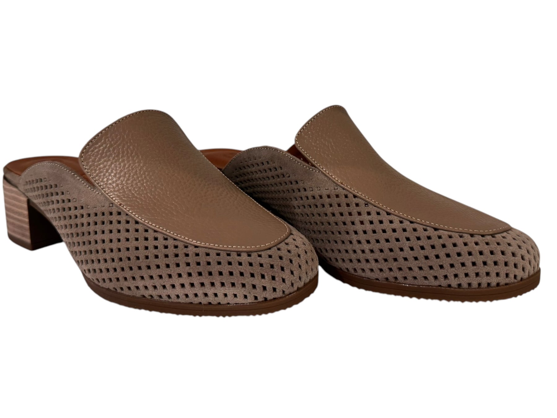 Step into Comfort with Our Small Heel Leather Sandals - J-bloomshoes