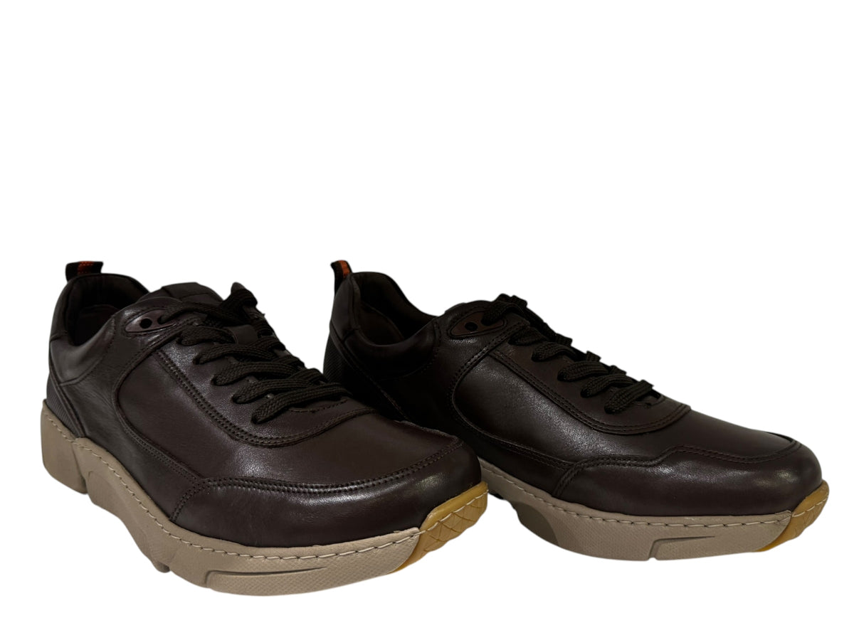 ME-301004 Men’s Leather Slip-On Sneakers with Memory Foam - J-bloomshoes