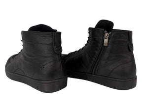 Elevate Your Style with Keila Women's Leather High-Top Sneakers - J-bloomshoes