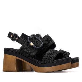 Comfortable Summer Sandals for Women: Carmela's Chic Double-Strap Raffia Sandals - J-bloomshoes