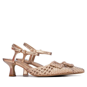 Elegant Women's Pumps with Rhinestone Detail - WC-301003 - J-bloomshoes