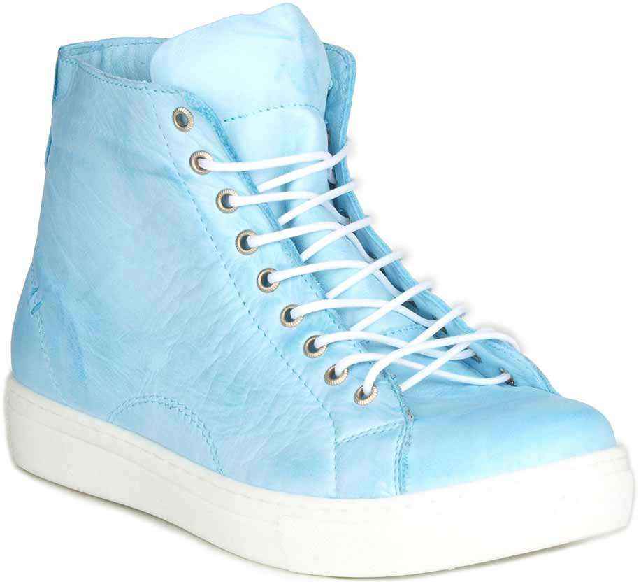 Step Up Your Style with Keila Leather High-Top Sneakers