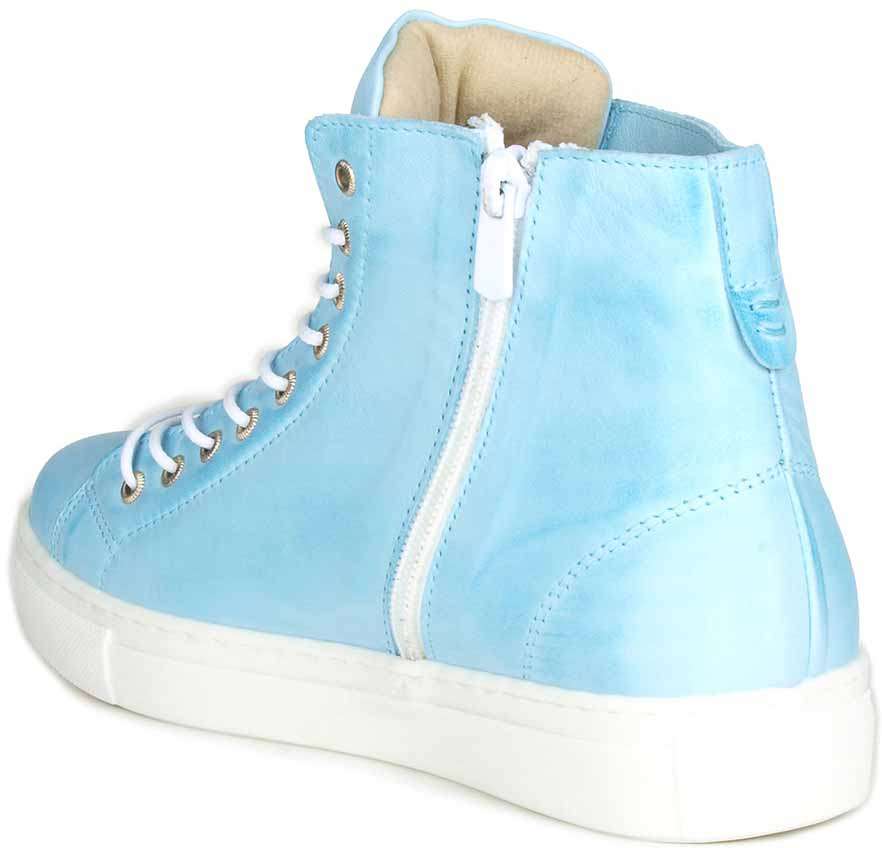 Step Up Your Style with Keila Leather High-Top Sneakers - J-bloomshoes