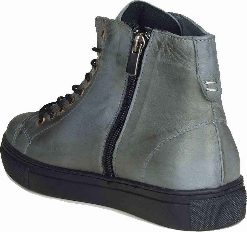 Alfonso Men’s Leather High-Top Sneakers