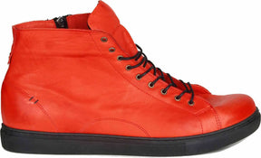 Alfonso Men’s Leather High-Top Sneakers - J-bloomshoes