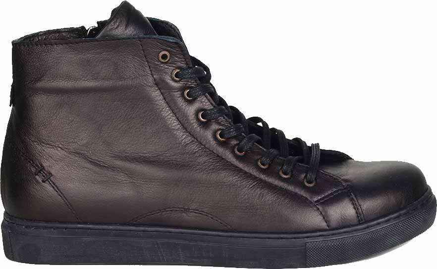 Alfonso Men’s Leather High-Top Sneakers