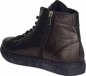 Alfonso Men’s Leather High-Top Sneakers